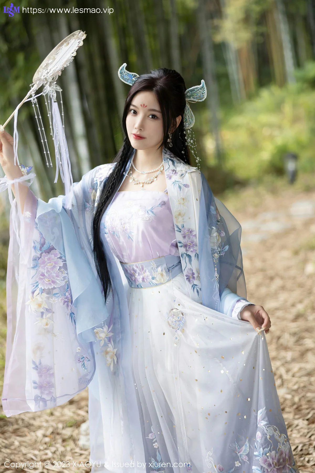XIAOYU  语画界 Vol.970  杨晨晨Yome 蓝紫色古装服饰写真2 - 11