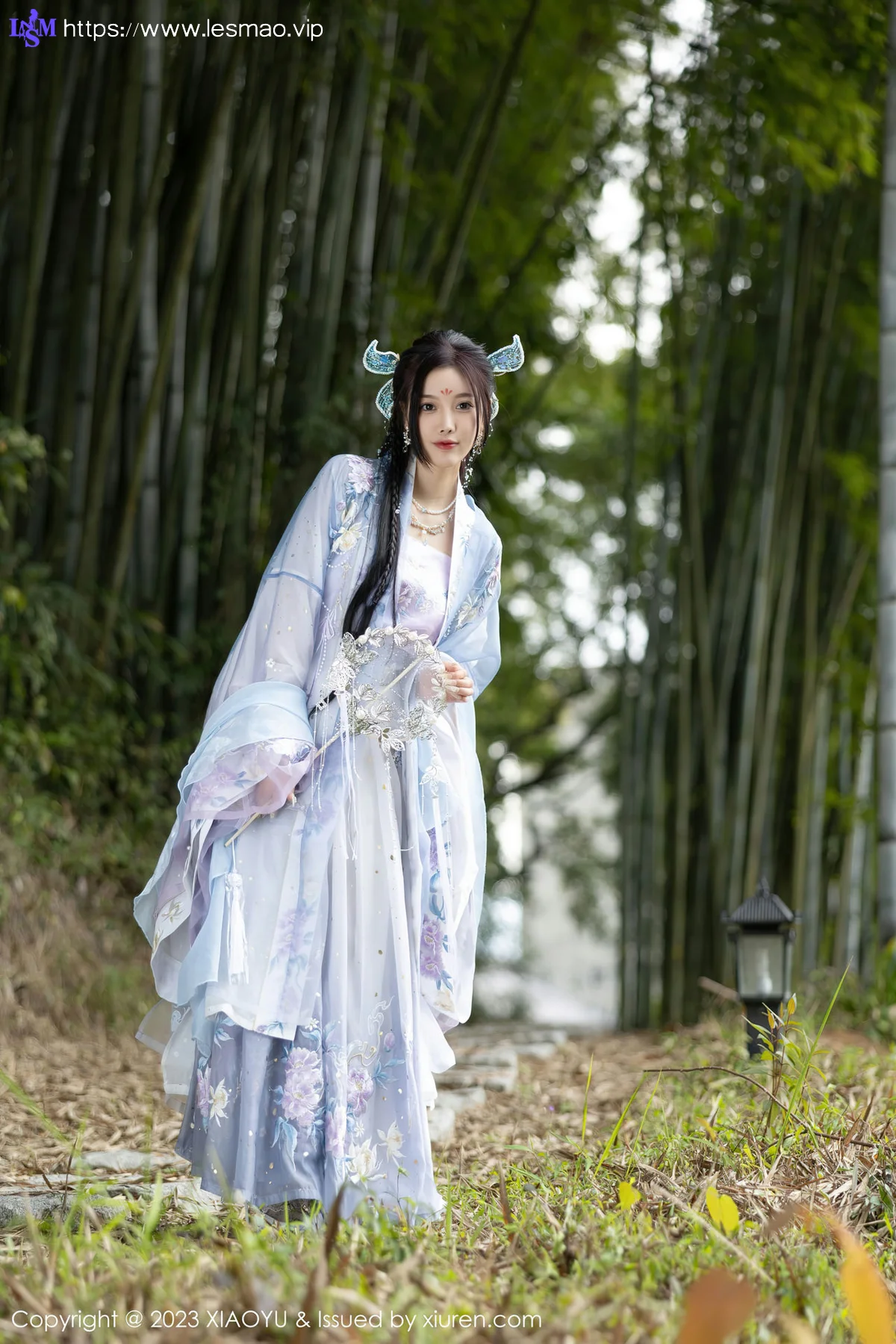 XIAOYU  语画界 Vol.970  杨晨晨Yome 蓝紫色古装服饰写真2 - 12