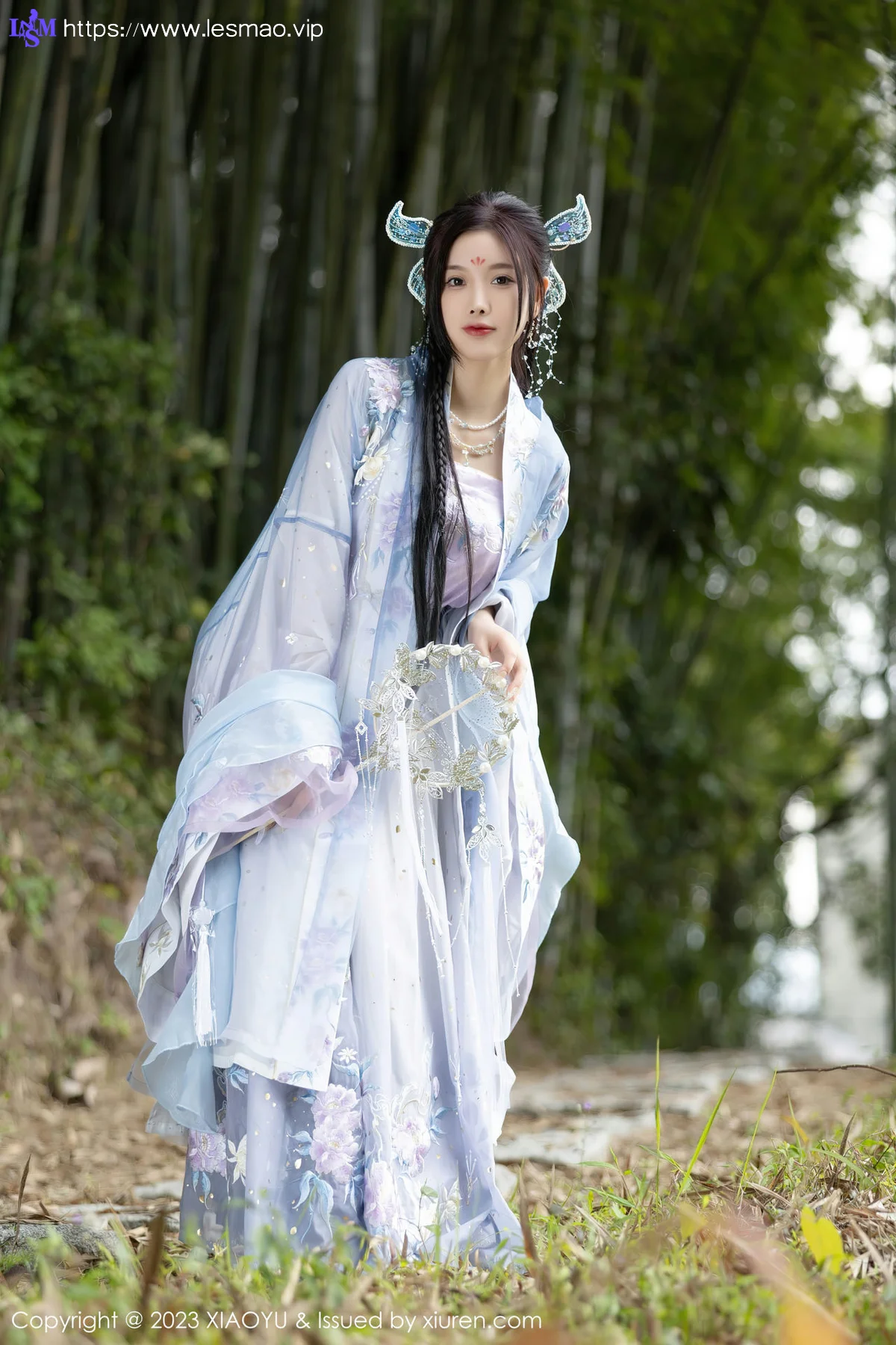 XIAOYU  语画界 Vol.970  杨晨晨Yome 蓝紫色古装服饰写真2 - 13