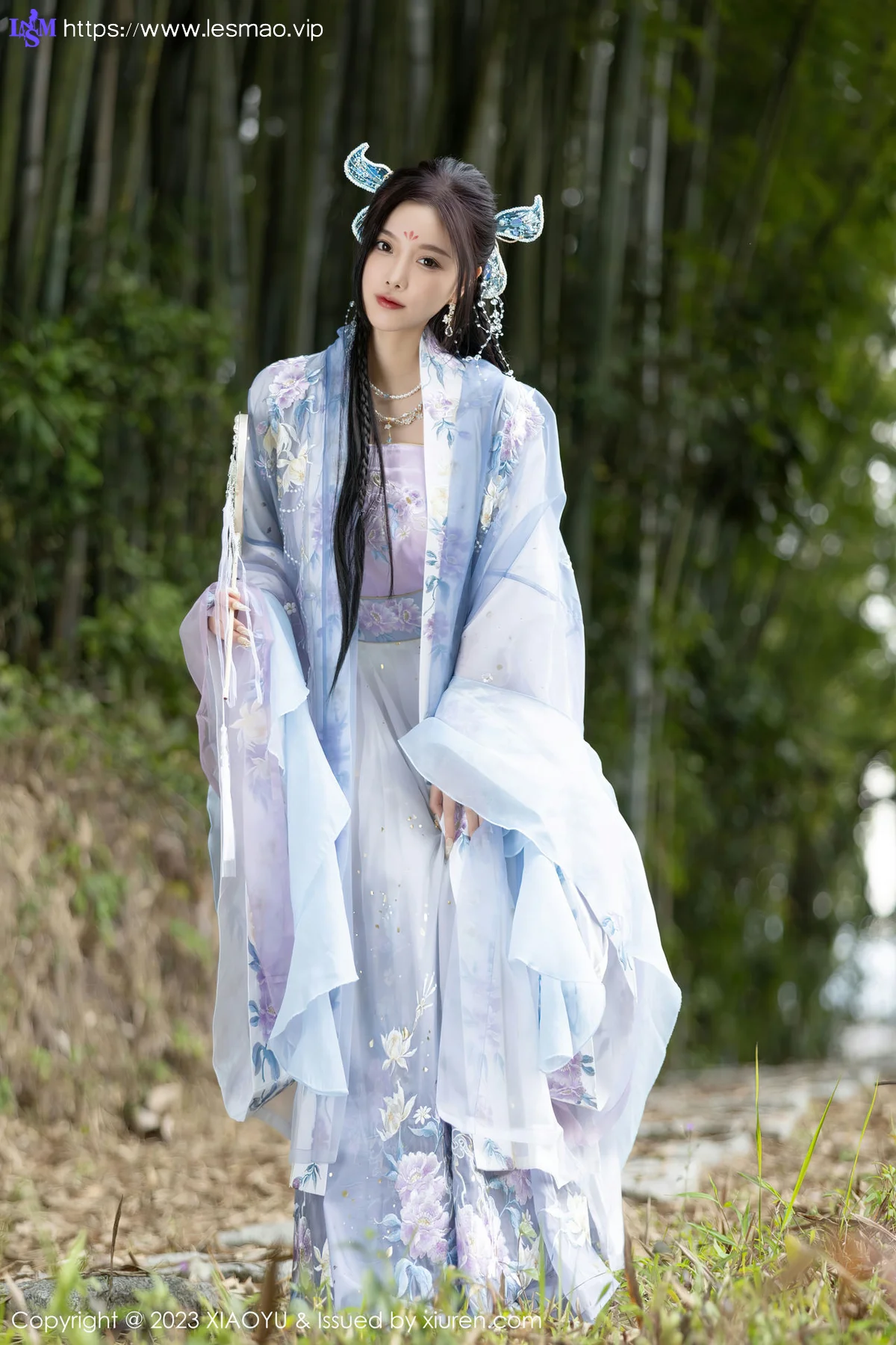XIAOYU  语画界 Vol.970  杨晨晨Yome 蓝紫色古装服饰写真2 - 14