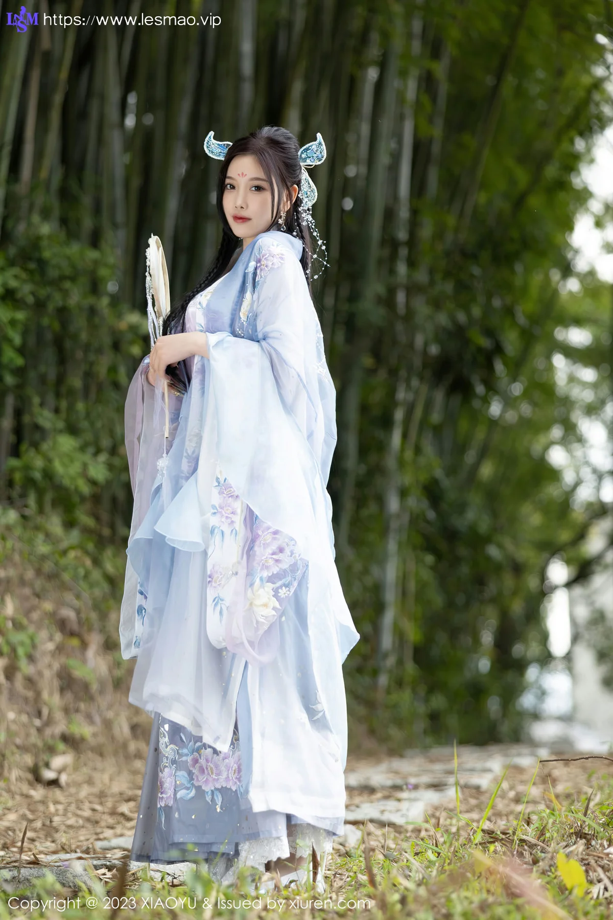 XIAOYU  语画界 Vol.970  杨晨晨Yome 蓝紫色古装服饰写真2 - 15