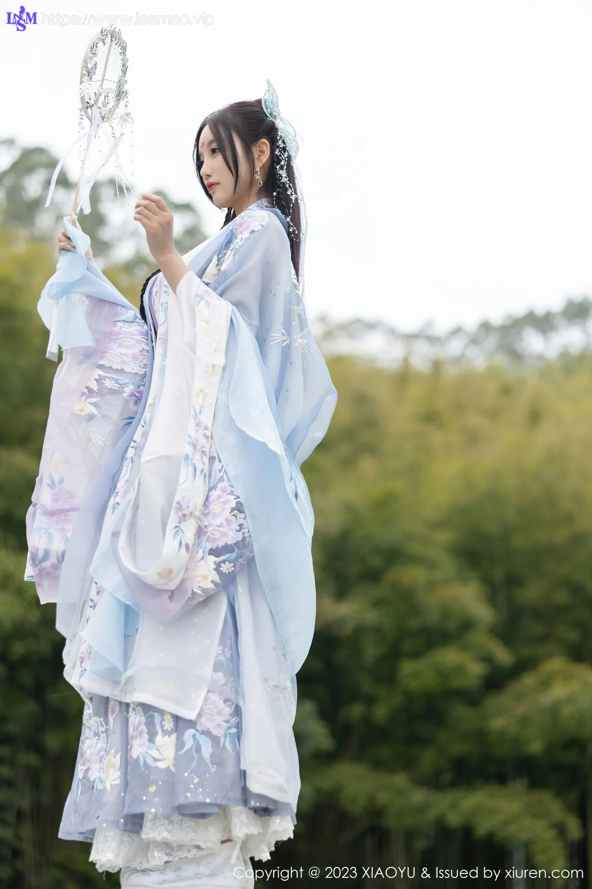 XIAOYU  语画界 Vol.970  杨晨晨Yome 蓝紫色古装服饰写真2 - 16