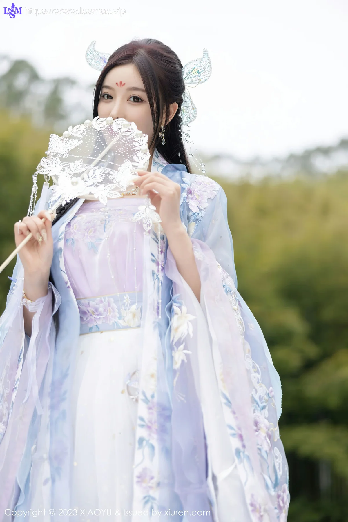 XIAOYU  语画界 Vol.970  杨晨晨Yome 蓝紫色古装服饰写真2 - 17