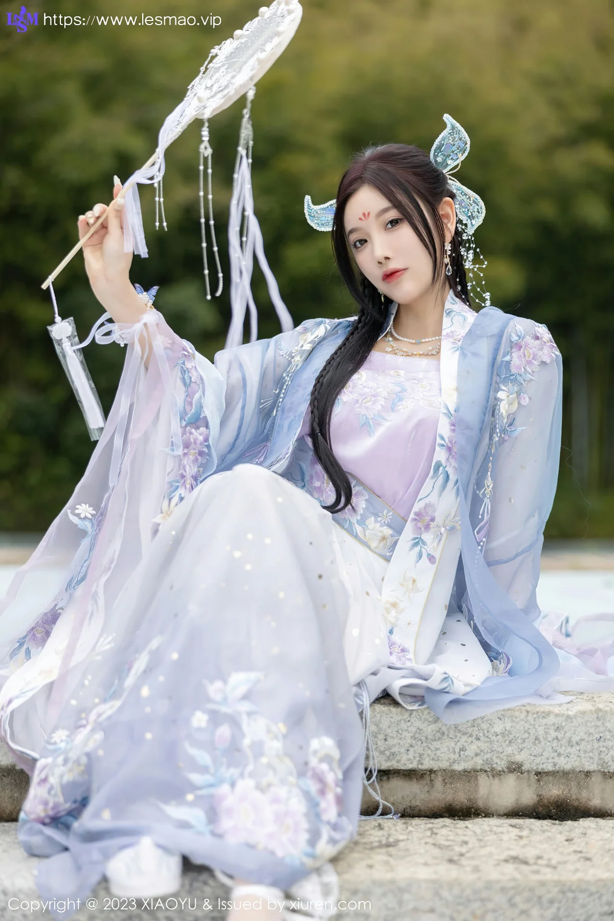 XIAOYU  语画界 Vol.970  杨晨晨Yome 蓝紫色古装服饰写真2 - 22