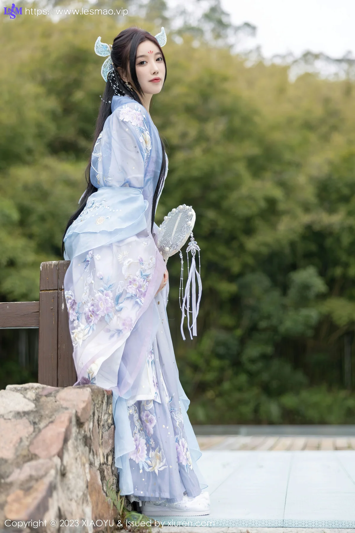 XIAOYU  语画界 Vol.970  杨晨晨Yome 蓝紫色古装服饰写真2 - 25