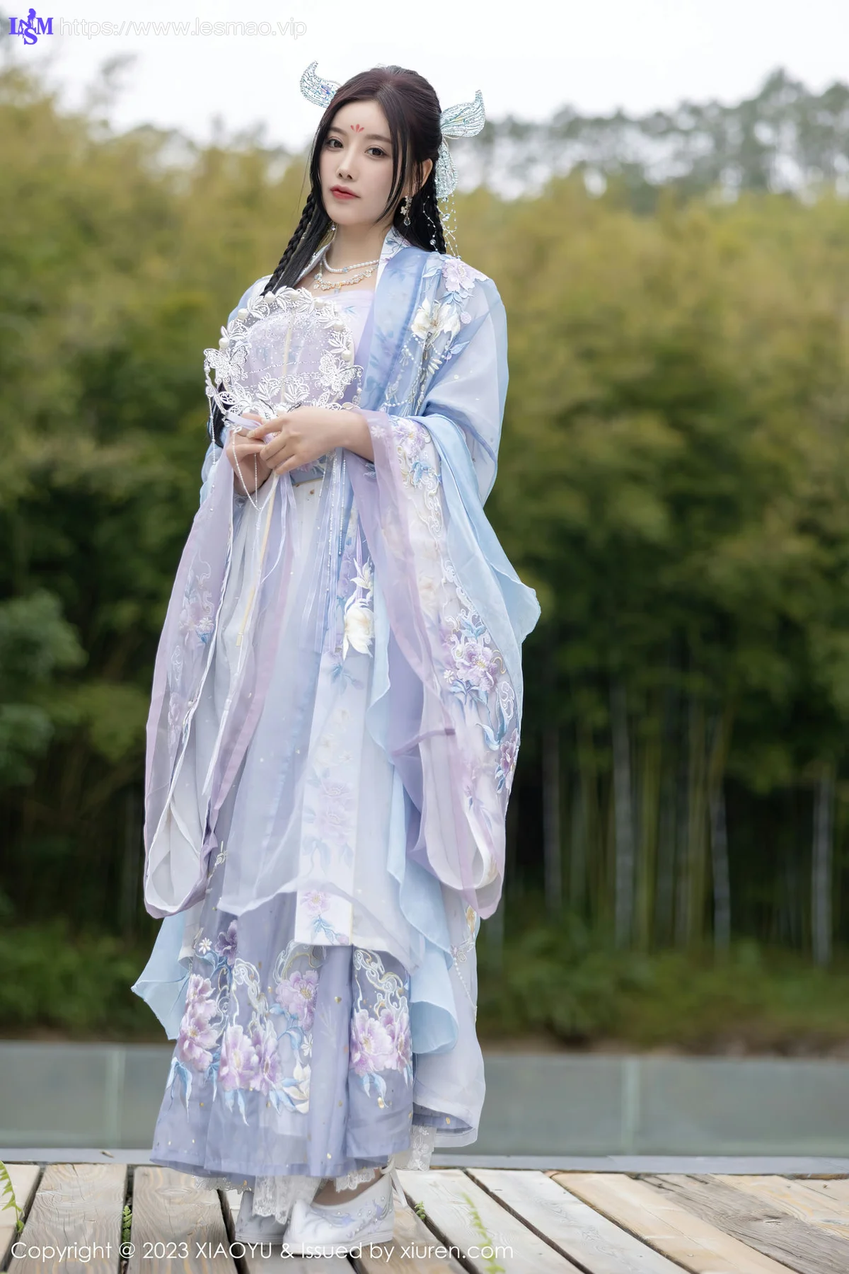 XIAOYU  语画界 Vol.970  杨晨晨Yome 蓝紫色古装服饰写真2 - 26