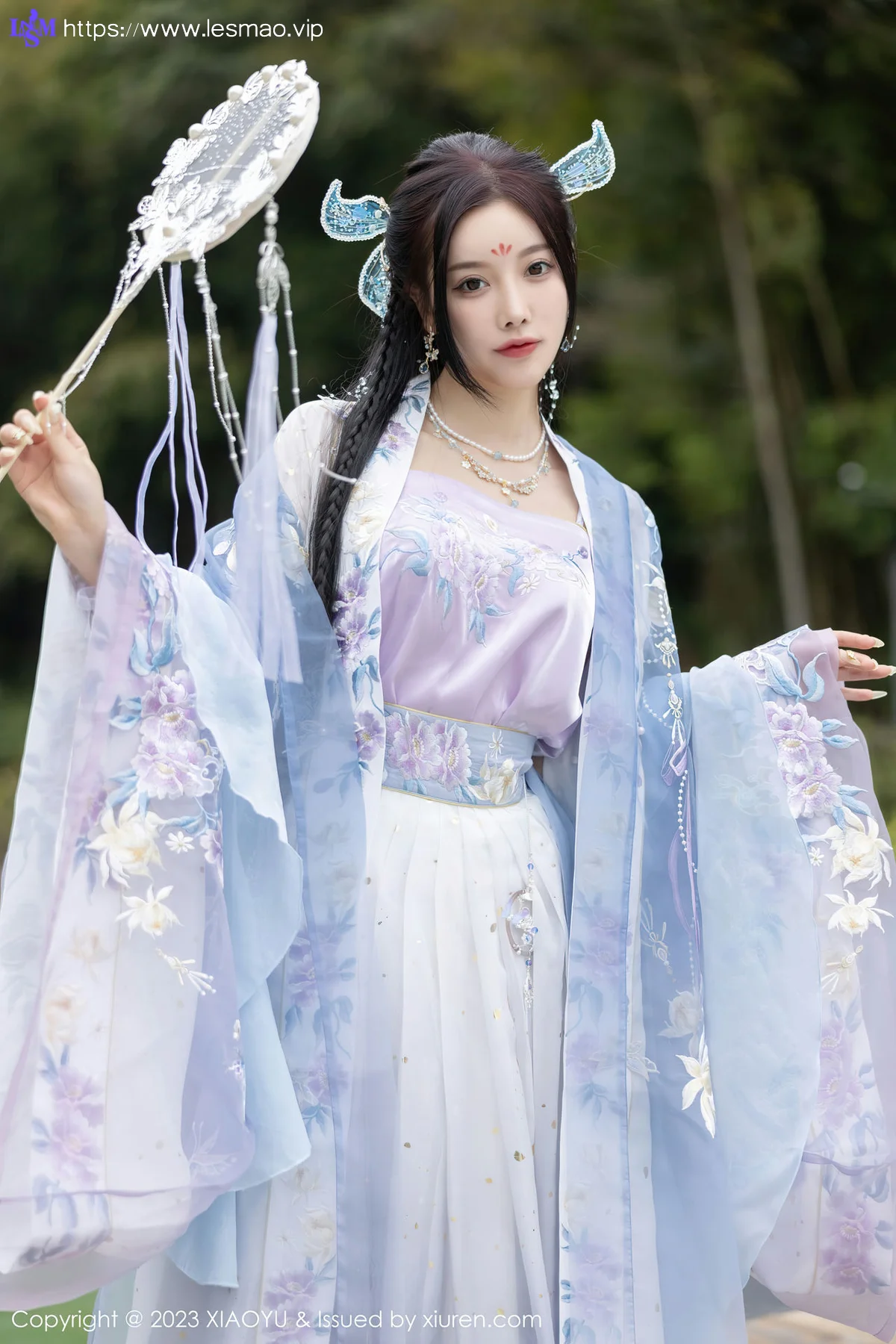 XIAOYU  语画界 Vol.970  杨晨晨Yome 蓝紫色古装服饰写真2 - 27