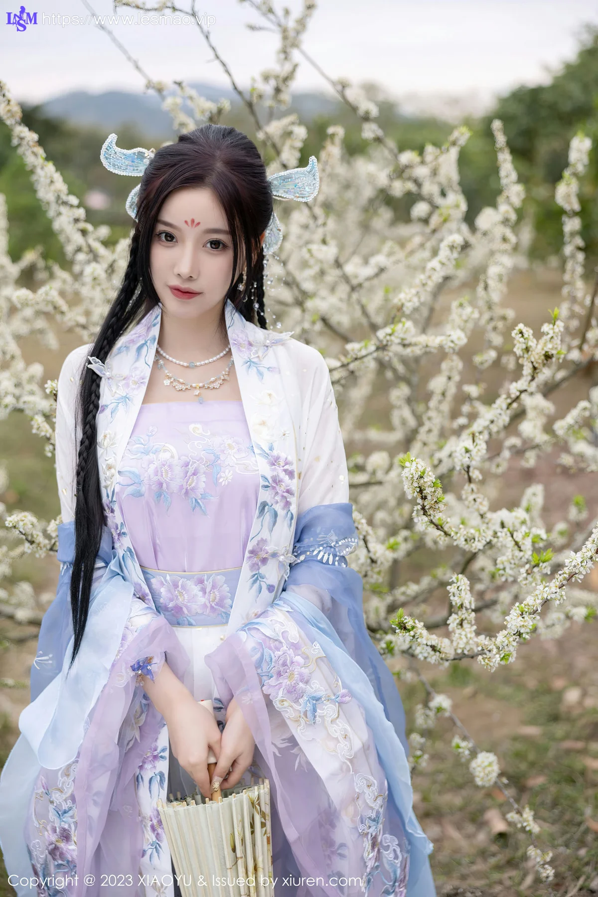 XIAOYU  语画界 Vol.970  杨晨晨Yome 蓝紫色古装服饰写真2 - 28