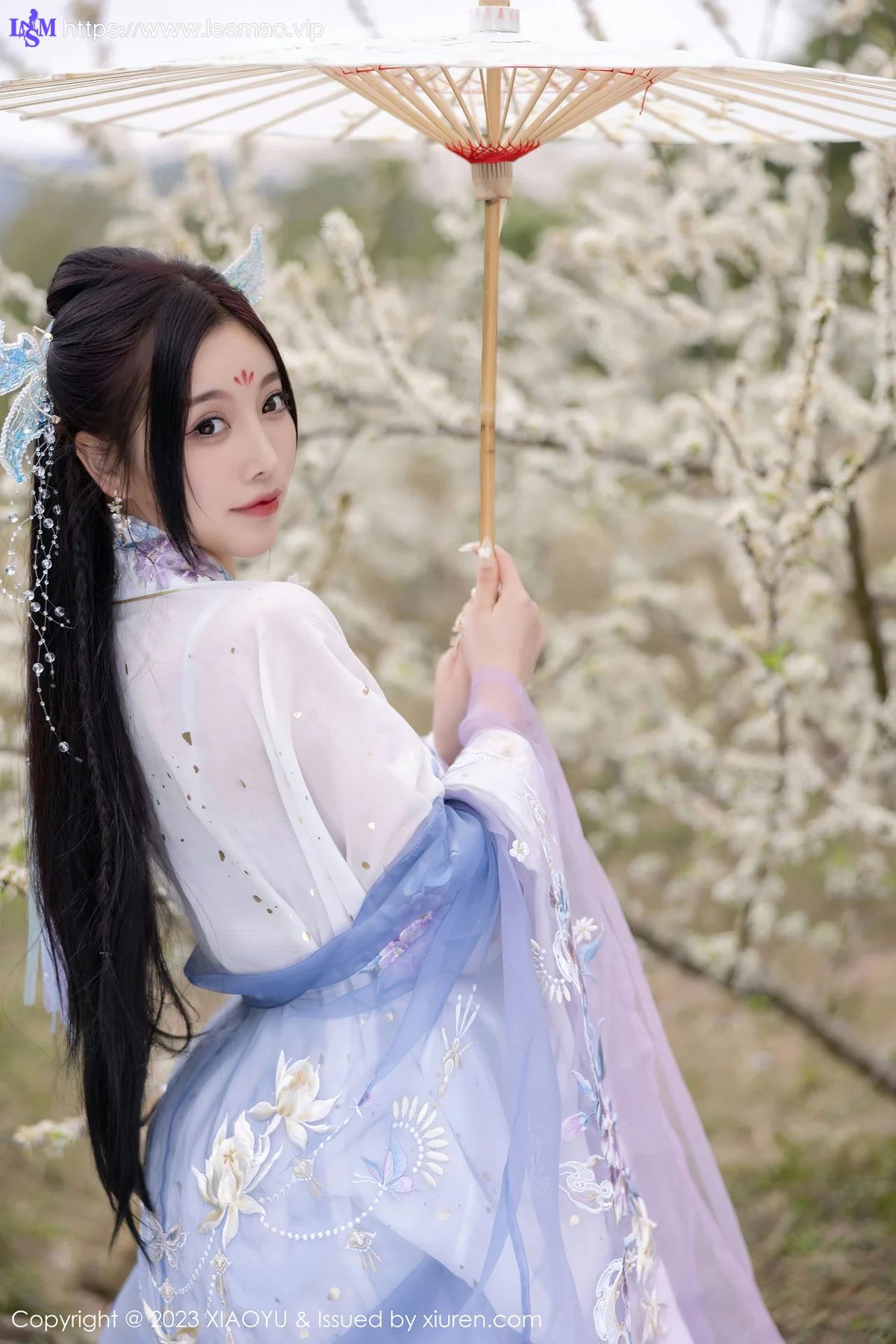 XIAOYU  语画界 Vol.970  杨晨晨Yome 蓝紫色古装服饰写真2 - 29