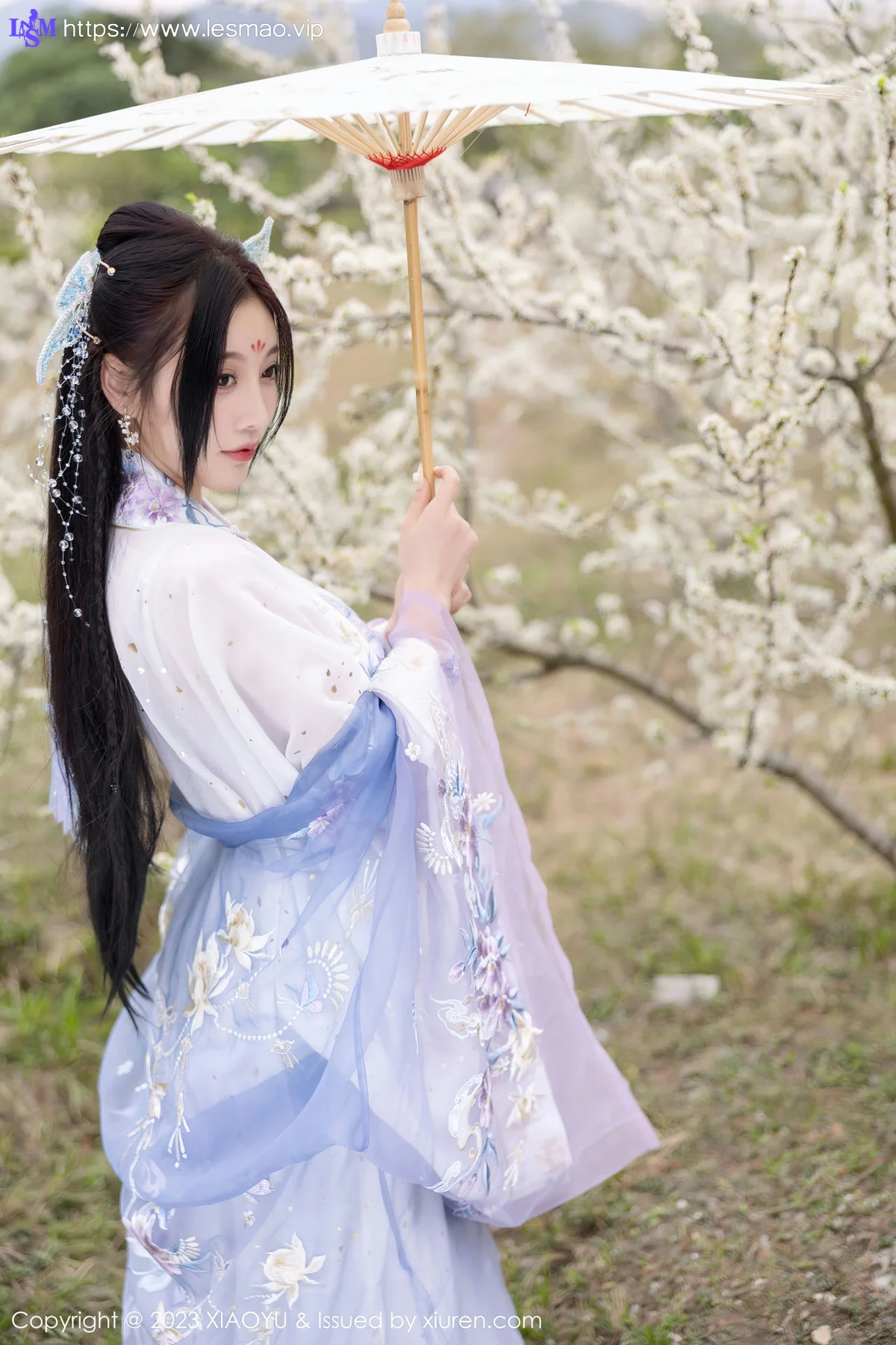 XIAOYU  语画界 Vol.970  杨晨晨Yome 蓝紫色古装服饰写真2 - 30
