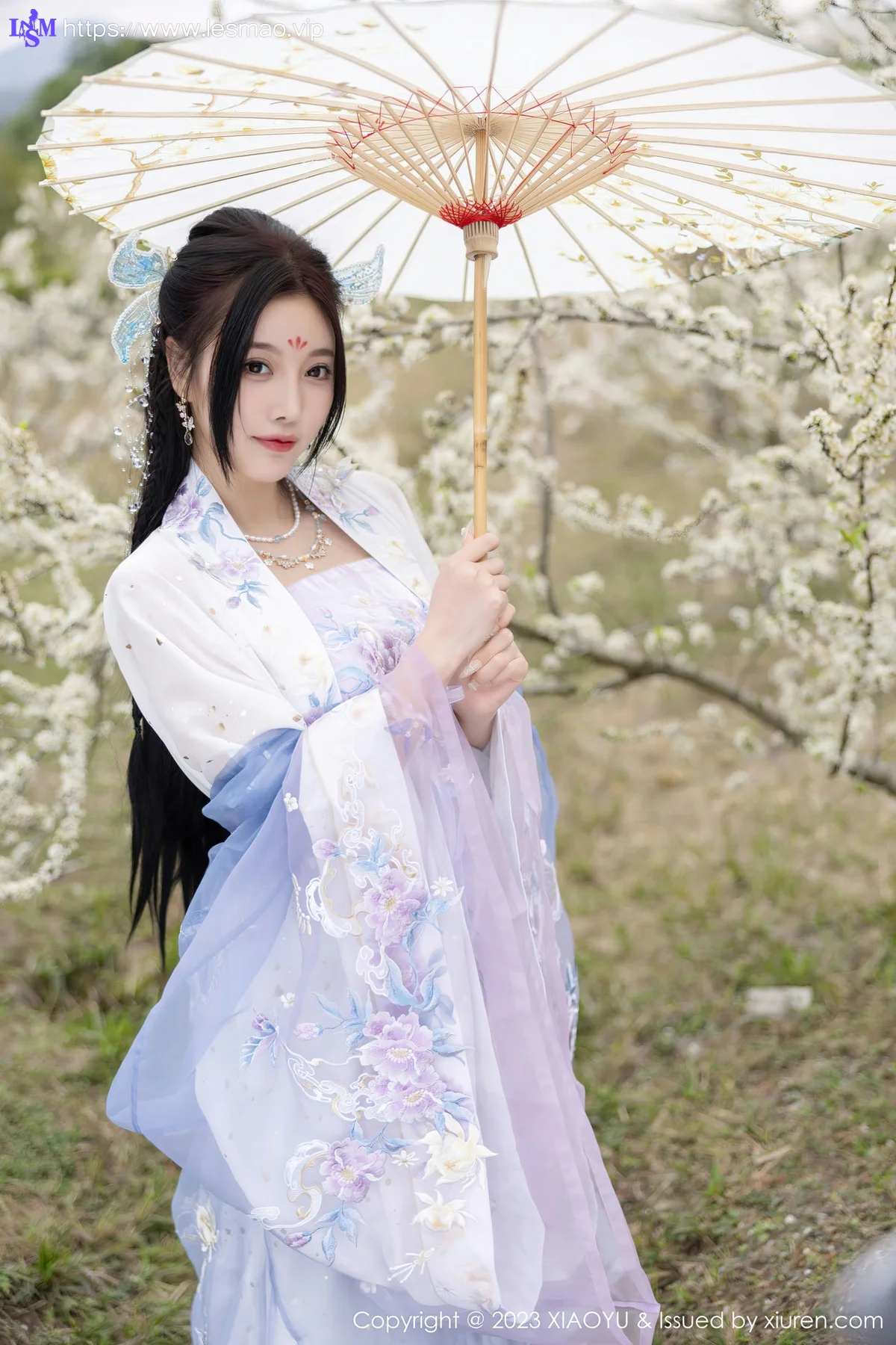 XIAOYU  语画界 Vol.970  杨晨晨Yome 蓝紫色古装服饰写真2 - 31