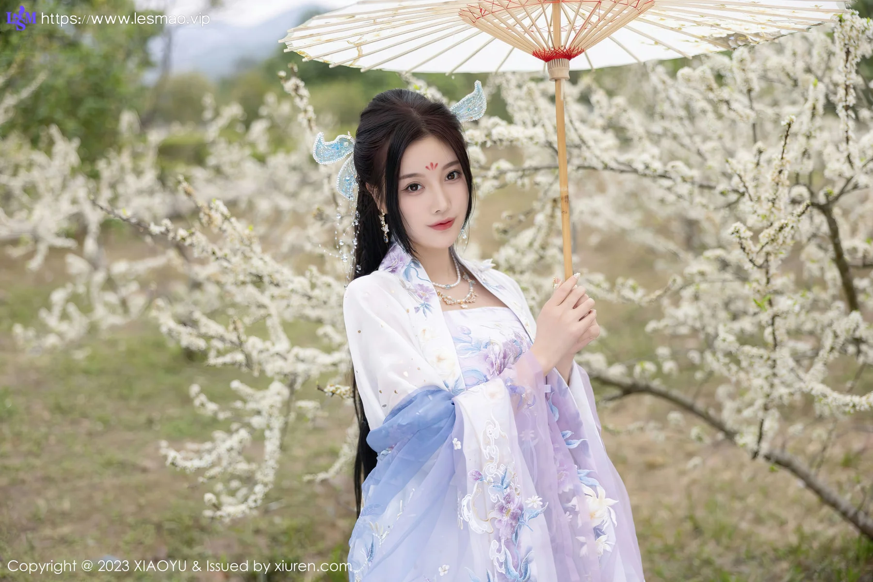 XIAOYU  语画界 Vol.970  杨晨晨Yome 蓝紫色古装服饰写真2 - 32
