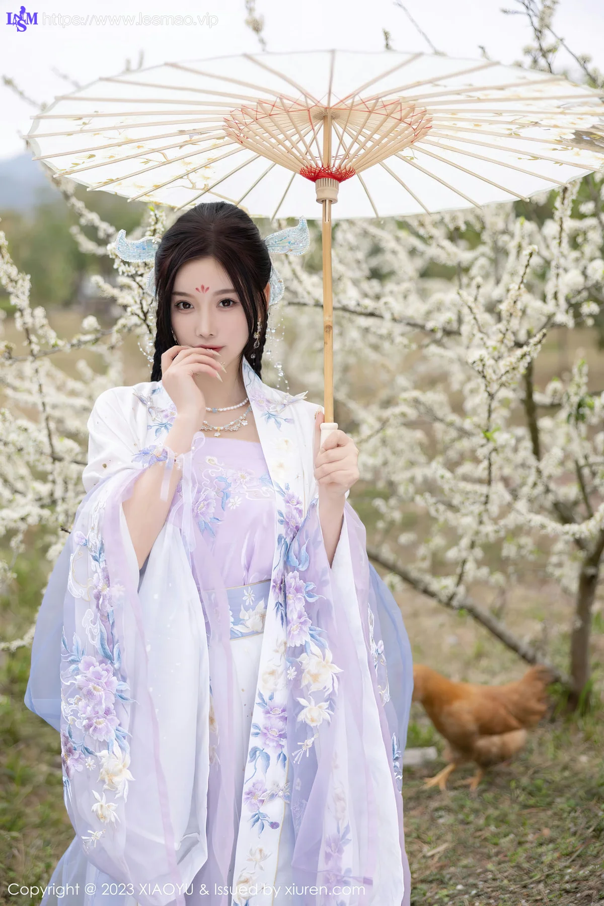 XIAOYU  语画界 Vol.970  杨晨晨Yome 蓝紫色古装服饰写真2 - 33