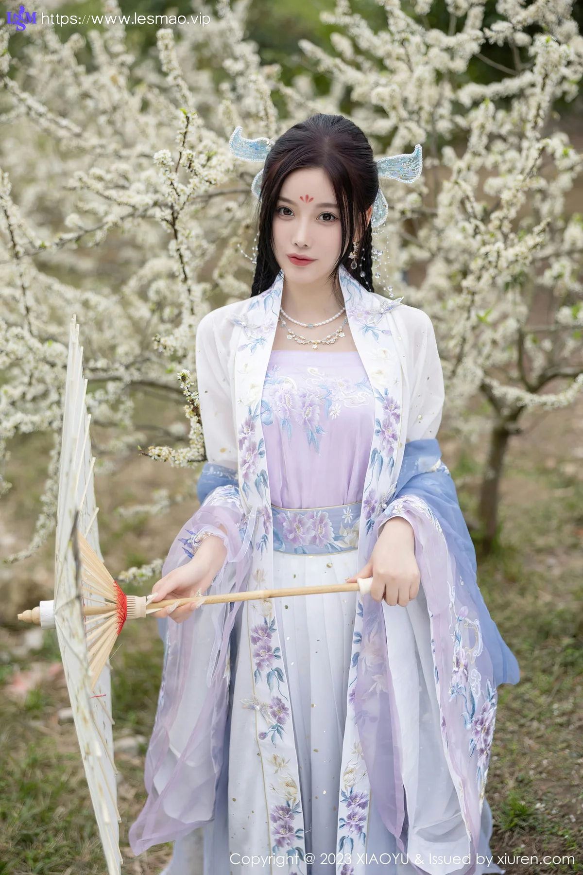 XIAOYU  语画界 Vol.970  杨晨晨Yome 蓝紫色古装服饰写真2 - 34