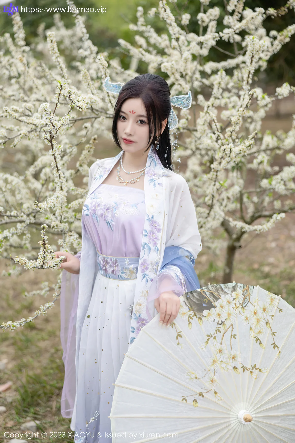 XIAOYU  语画界 Vol.970  杨晨晨Yome 蓝紫色古装服饰写真2 - 35