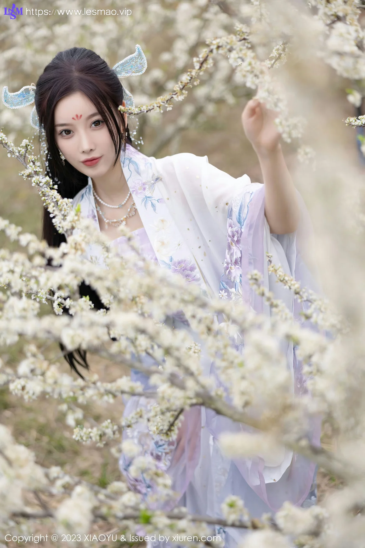 XIAOYU  语画界 Vol.970  杨晨晨Yome 蓝紫色古装服饰写真2 - 36