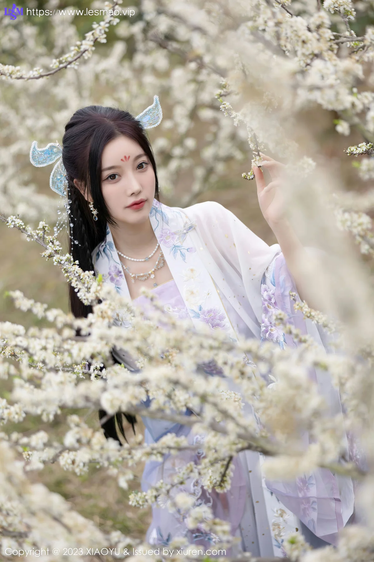 XIAOYU  语画界 Vol.970  杨晨晨Yome 蓝紫色古装服饰写真2 - 37