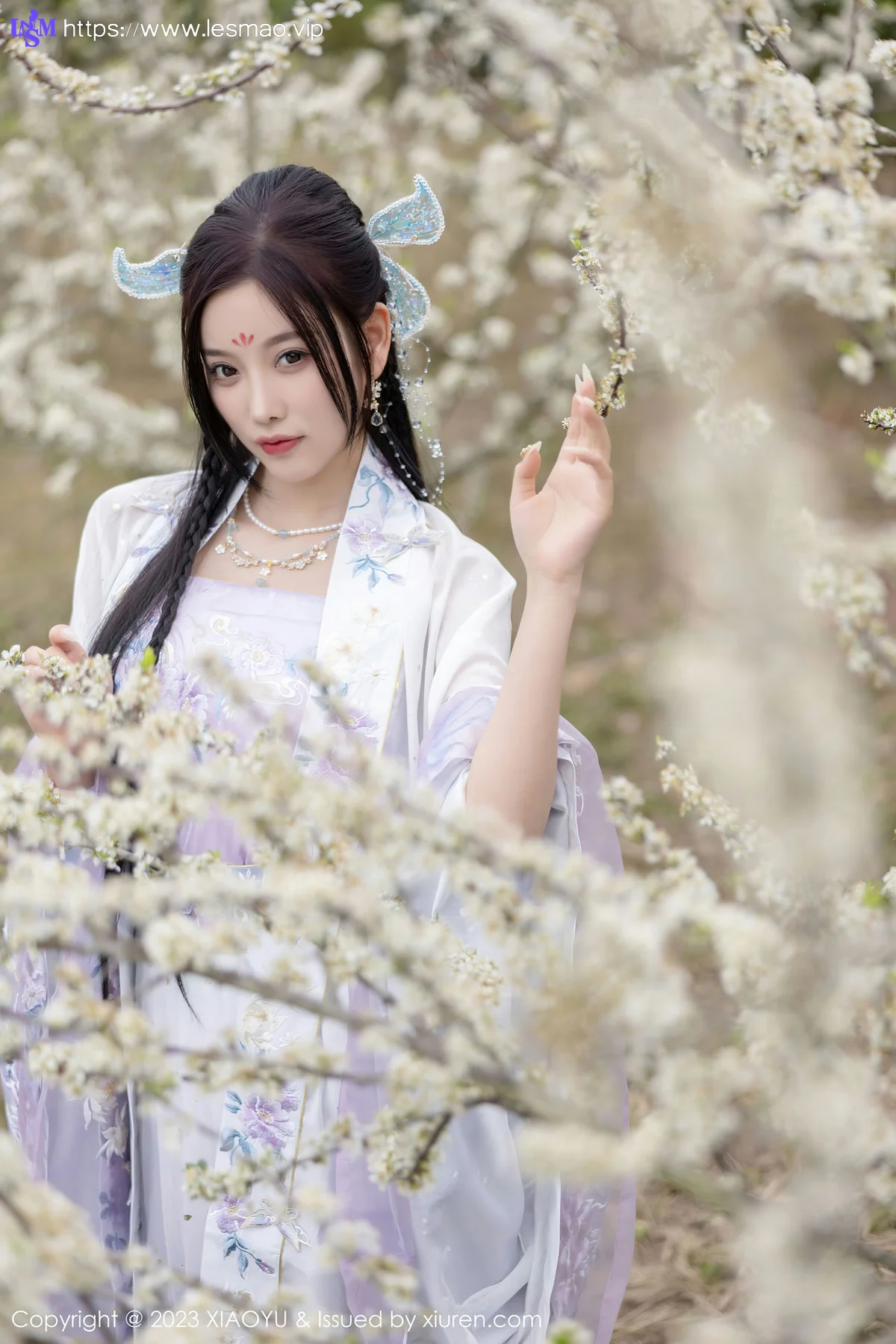 XIAOYU  语画界 Vol.970  杨晨晨Yome 蓝紫色古装服饰写真2 - 38