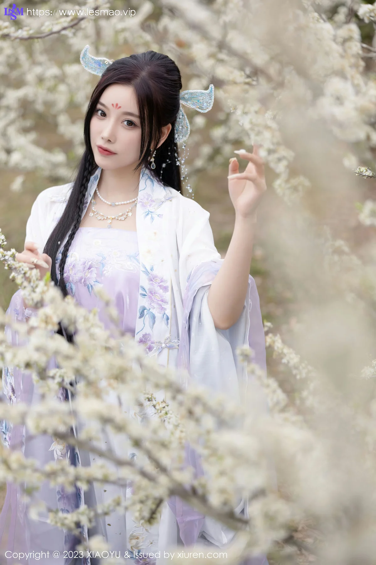 XIAOYU  语画界 Vol.970  杨晨晨Yome 蓝紫色古装服饰写真2 - 39