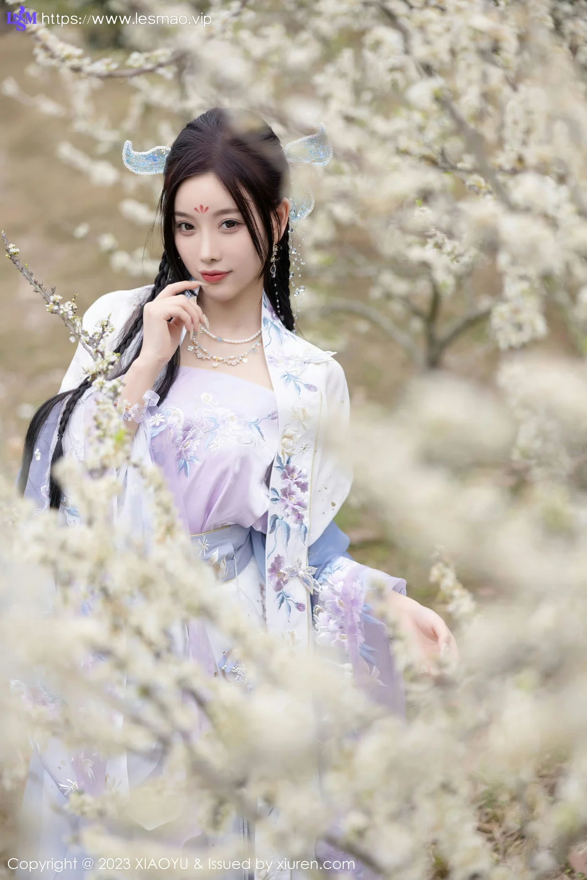 XIAOYU  语画界 Vol.970  杨晨晨Yome 蓝紫色古装服饰写真2 - 40