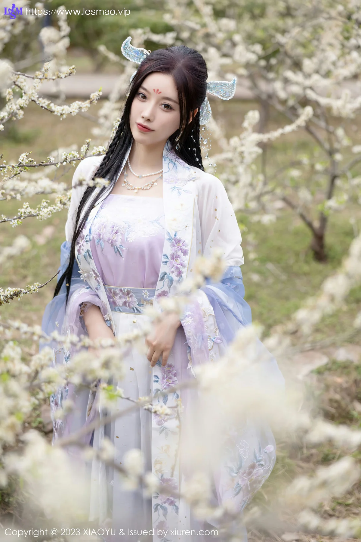XIAOYU  语画界 Vol.970  杨晨晨Yome 蓝紫色古装服饰写真2 - 41