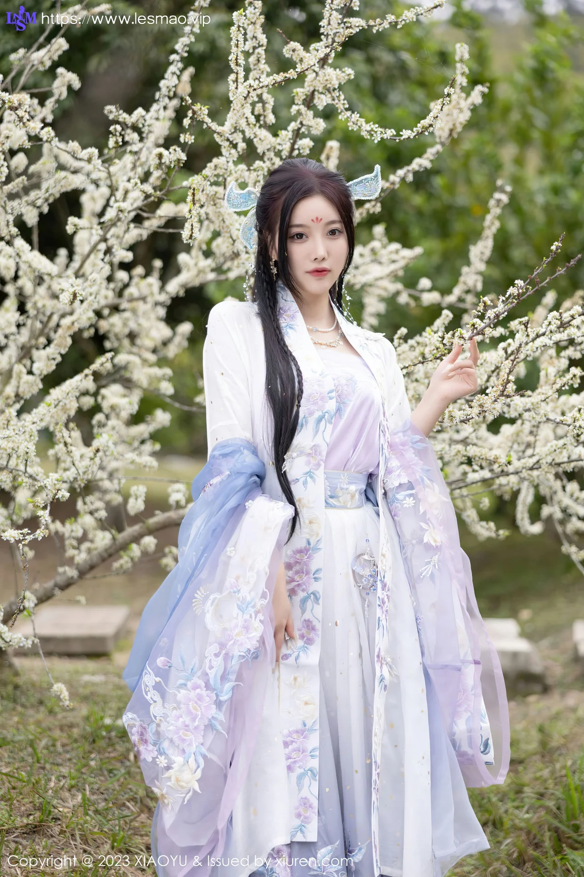 XIAOYU  语画界 Vol.970  杨晨晨Yome 蓝紫色古装服饰写真2 - 42