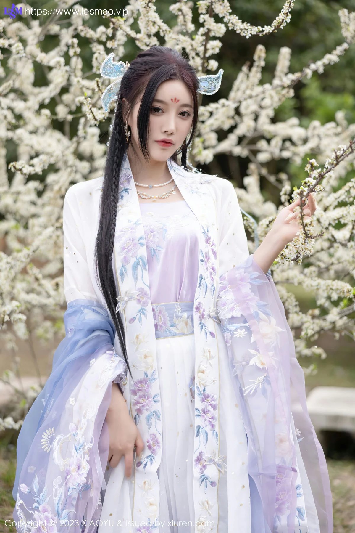 XIAOYU  语画界 Vol.970  杨晨晨Yome 蓝紫色古装服饰写真2 - 43