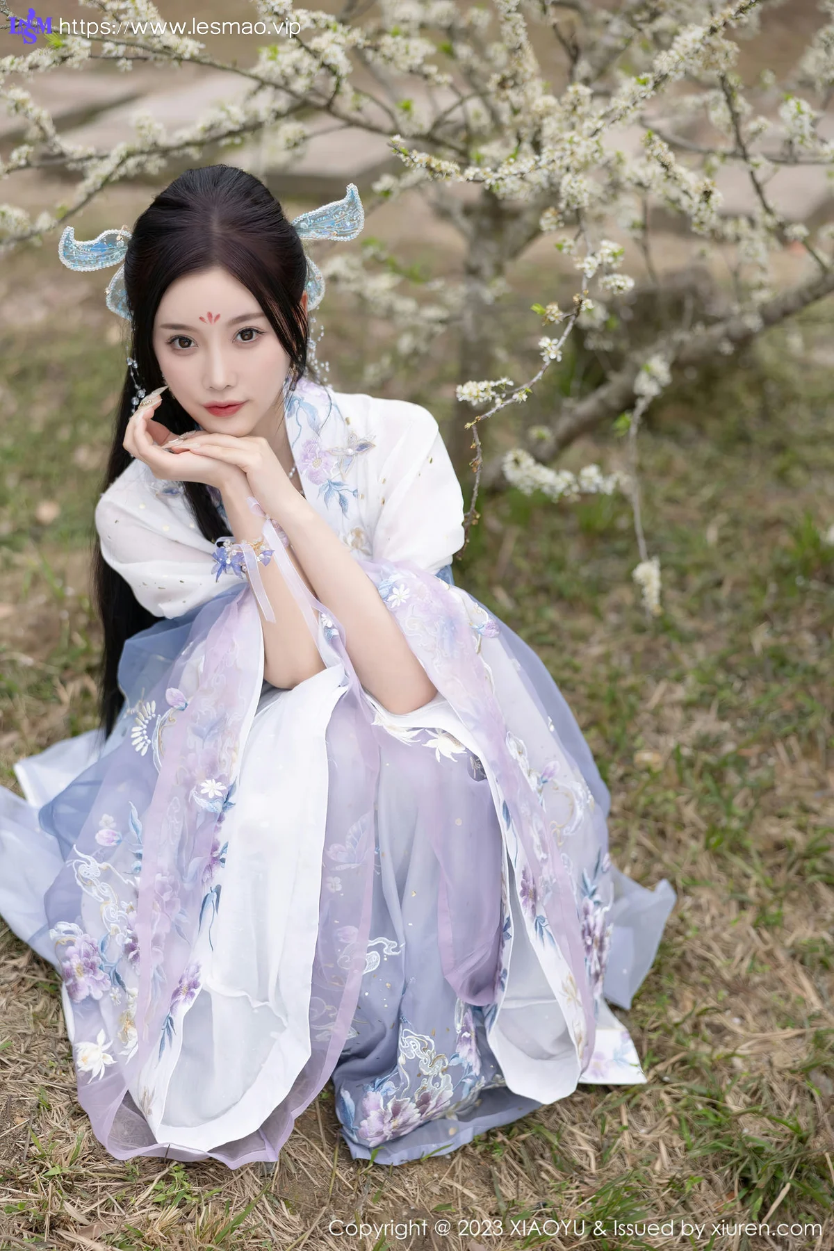 XIAOYU  语画界 Vol.970  杨晨晨Yome 蓝紫色古装服饰写真2 - 44