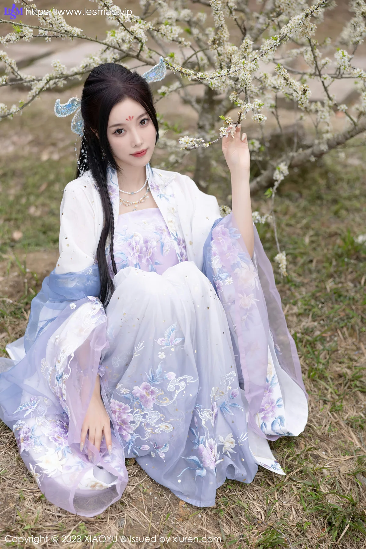 XIAOYU  语画界 Vol.970  杨晨晨Yome 蓝紫色古装服饰写真2 - 46