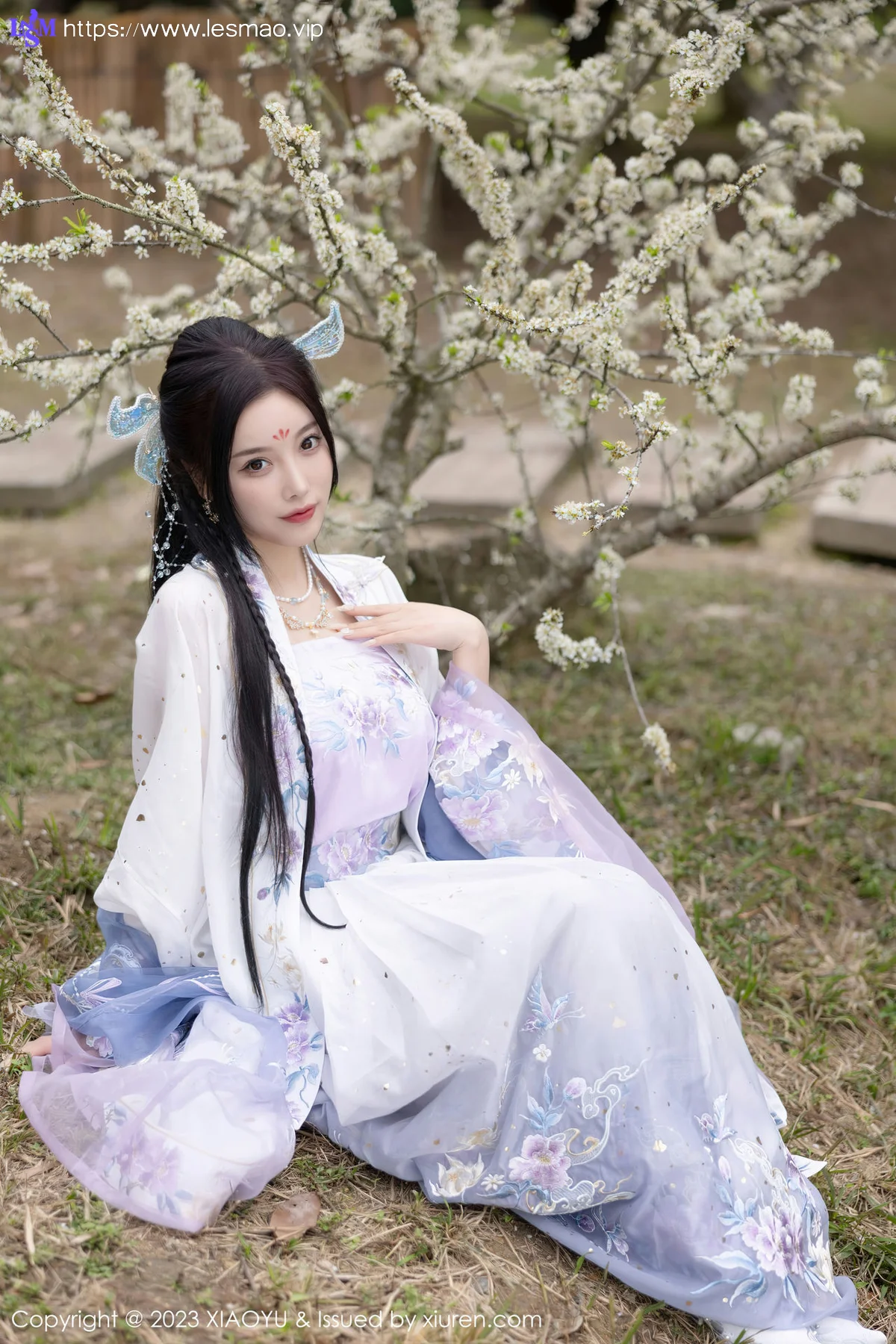 XIAOYU  语画界 Vol.970  杨晨晨Yome 蓝紫色古装服饰写真2 - 47