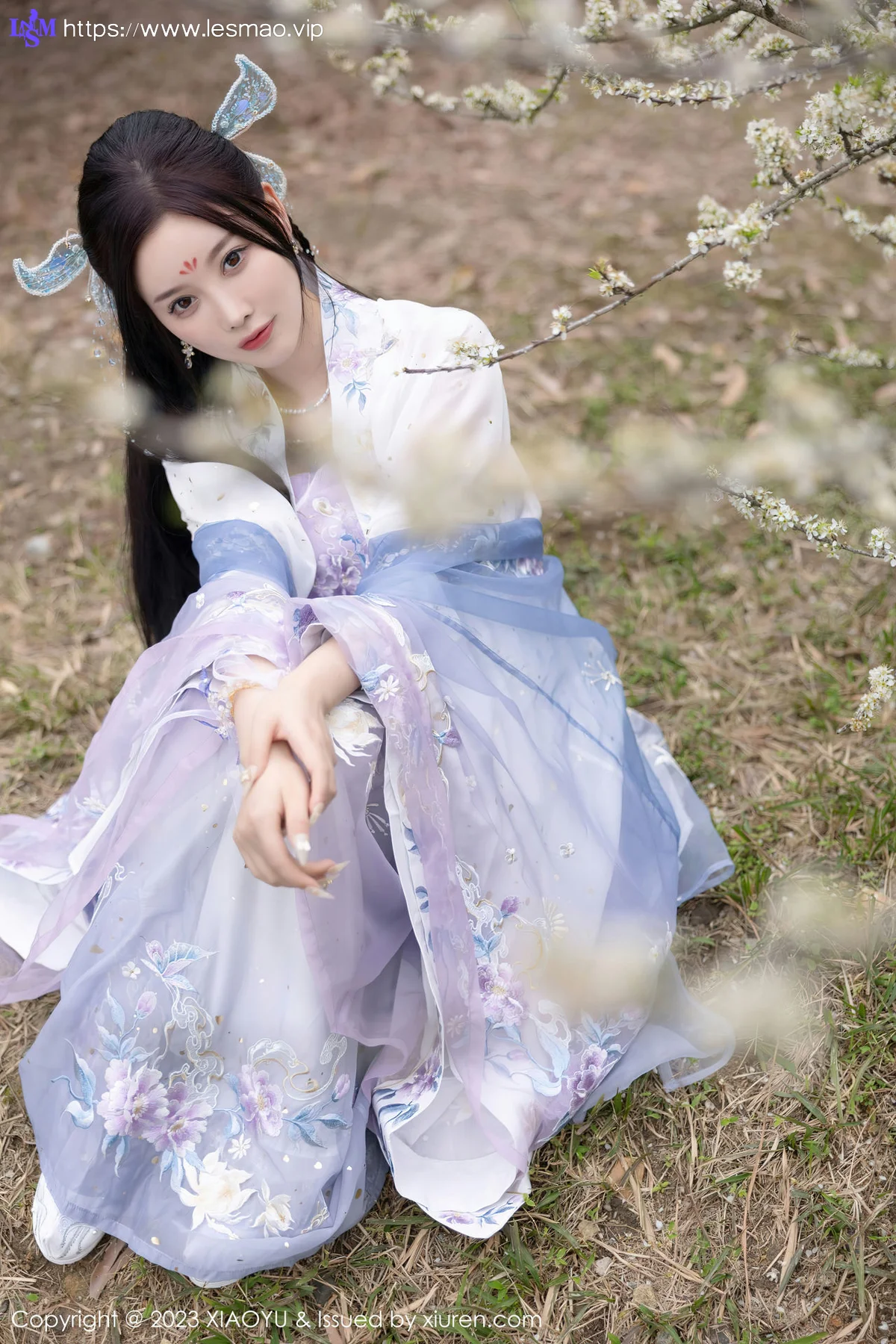 XIAOYU  语画界 Vol.970  杨晨晨Yome 蓝紫色古装服饰写真2 - 48