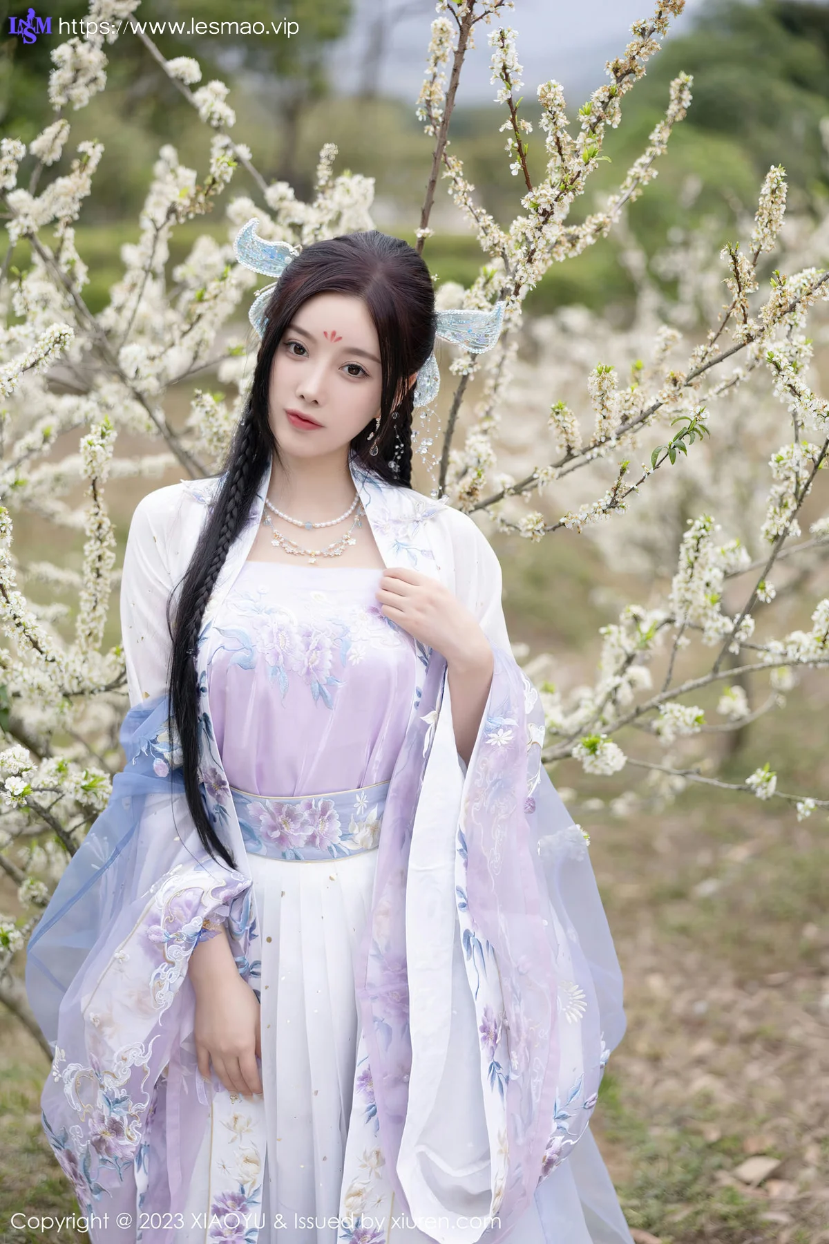 XIAOYU  语画界 Vol.970  杨晨晨Yome 蓝紫色古装服饰写真2 - 51