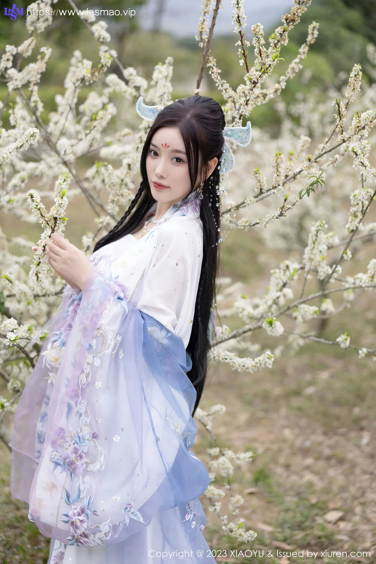 XIAOYU  语画界 Vol.970  杨晨晨Yome 蓝紫色古装服饰写真2 - 52