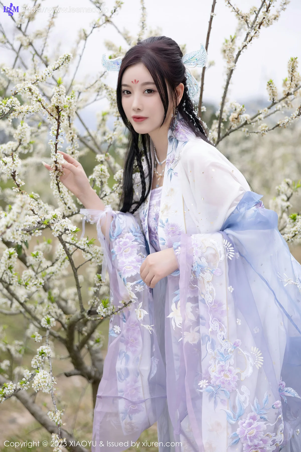 XIAOYU  语画界 Vol.970  杨晨晨Yome 蓝紫色古装服饰写真2 - 53