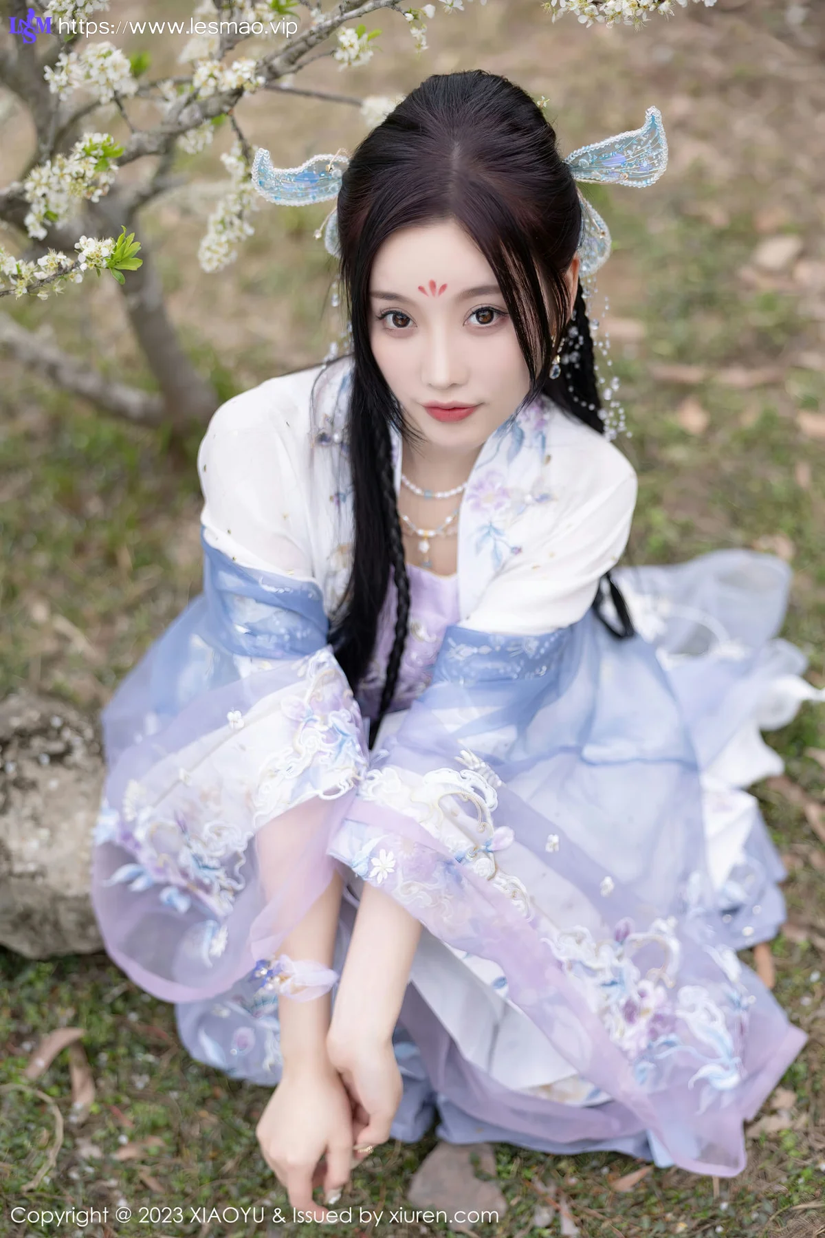 XIAOYU  语画界 Vol.970  杨晨晨Yome 蓝紫色古装服饰写真2 - 54