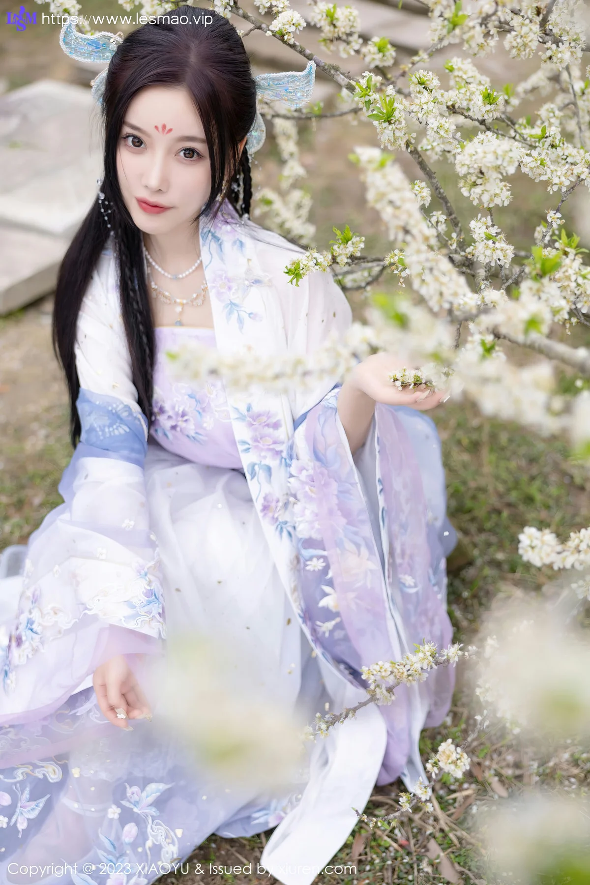 XIAOYU  语画界 Vol.970  杨晨晨Yome 蓝紫色古装服饰写真2 - 55