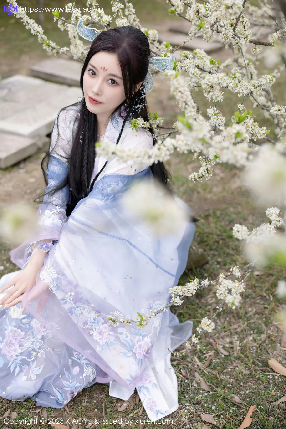 XIAOYU  语画界 Vol.970  杨晨晨Yome 蓝紫色古装服饰写真2 - 56