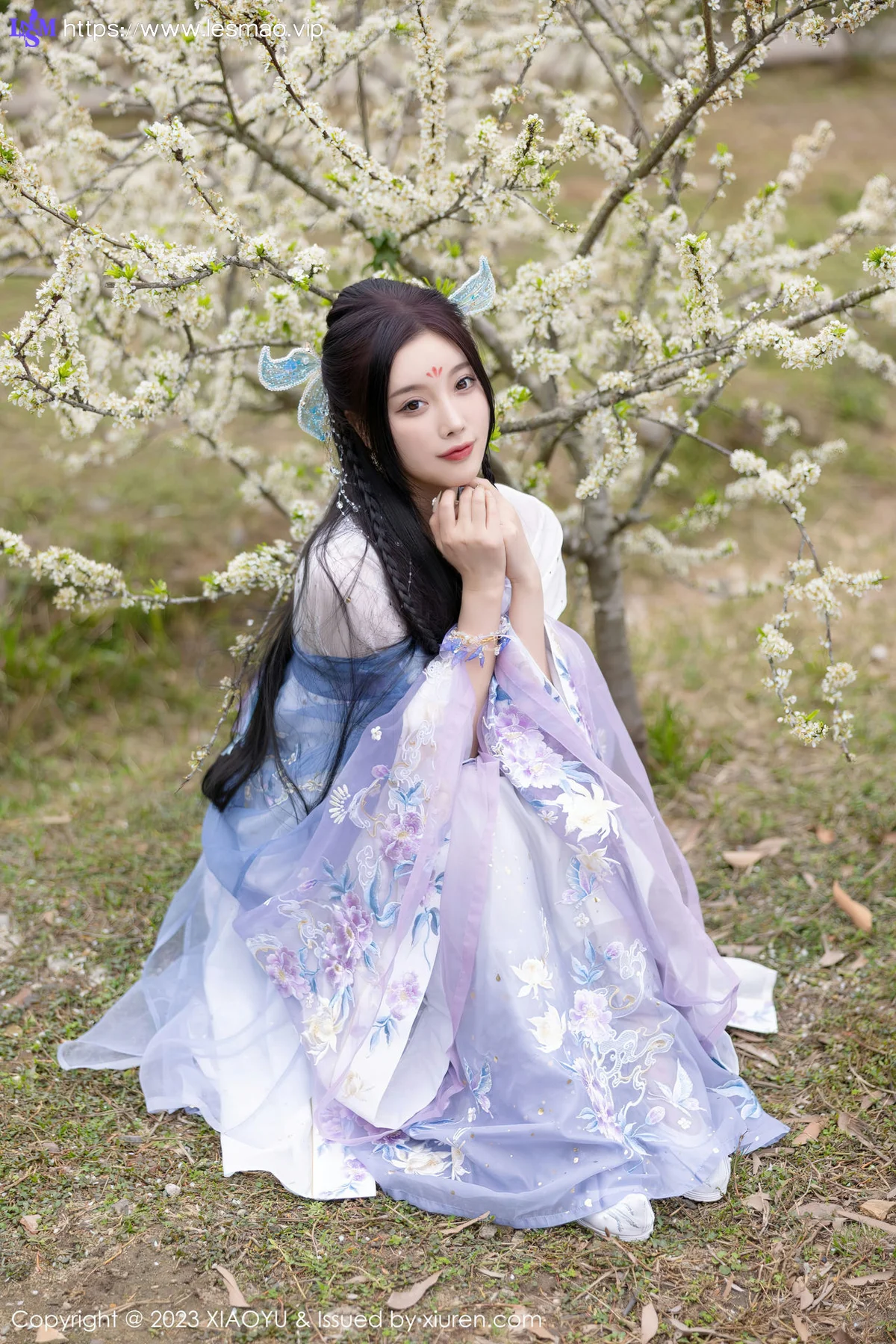 XIAOYU  语画界 Vol.970  杨晨晨Yome 蓝紫色古装服饰写真2 - 59