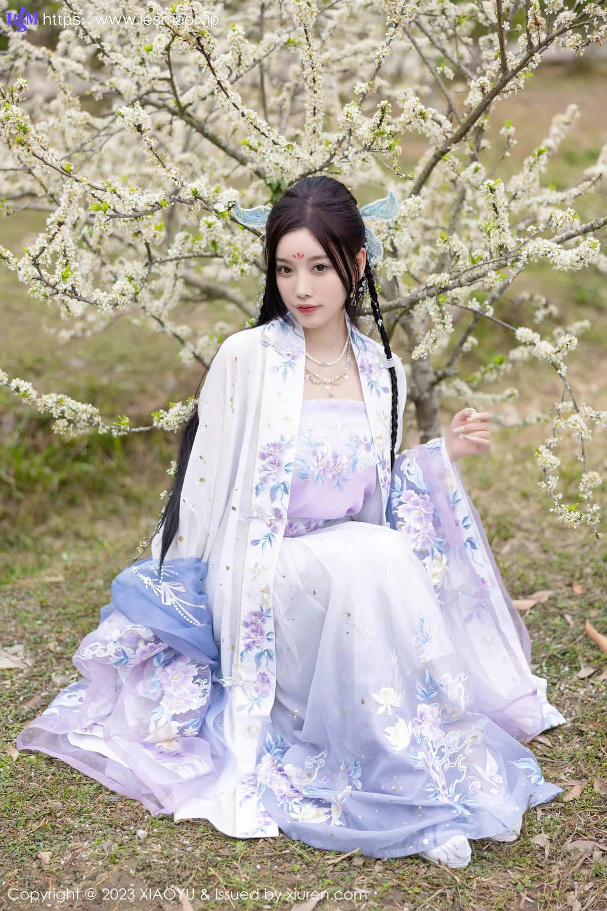 XIAOYU  语画界 Vol.970  杨晨晨Yome 蓝紫色古装服饰写真2 - 60