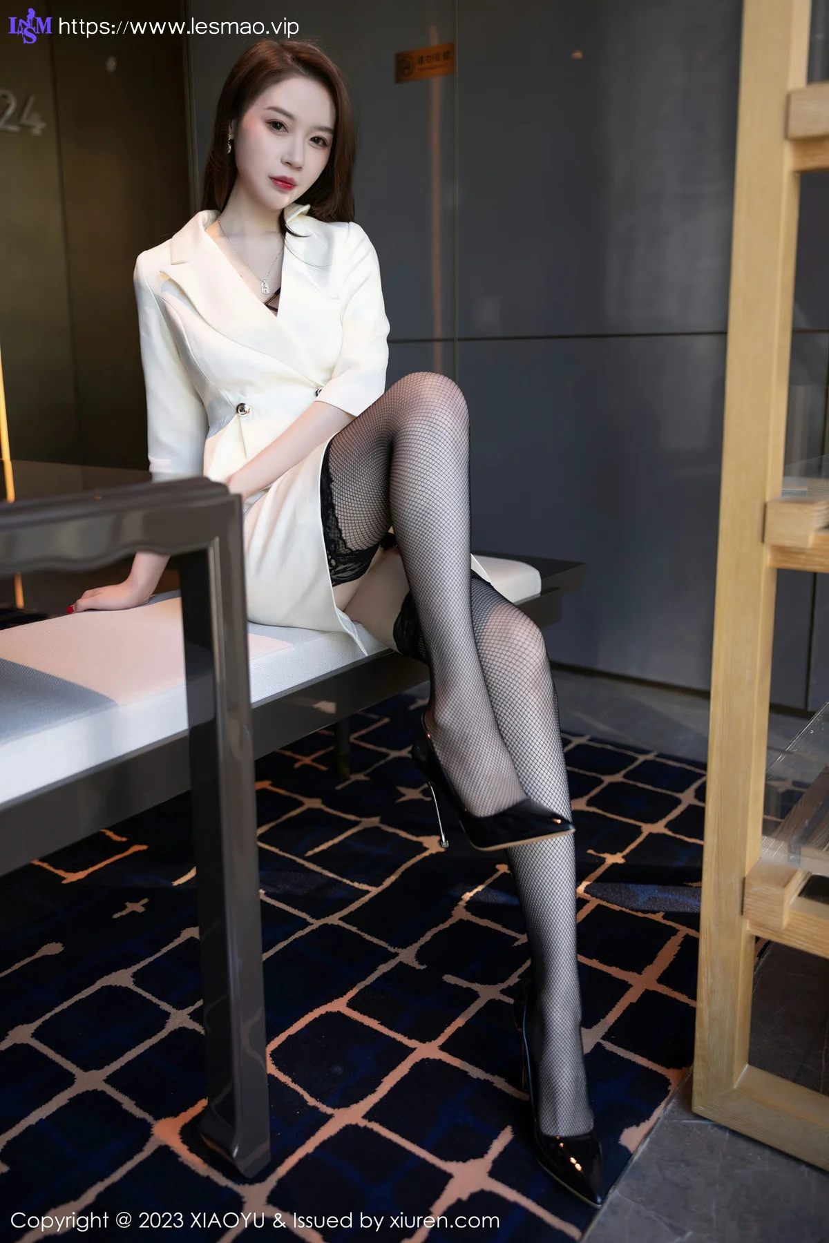 XIAOYU  语画界 Vol.977  梦心玥 黑丝网袜1 - 11