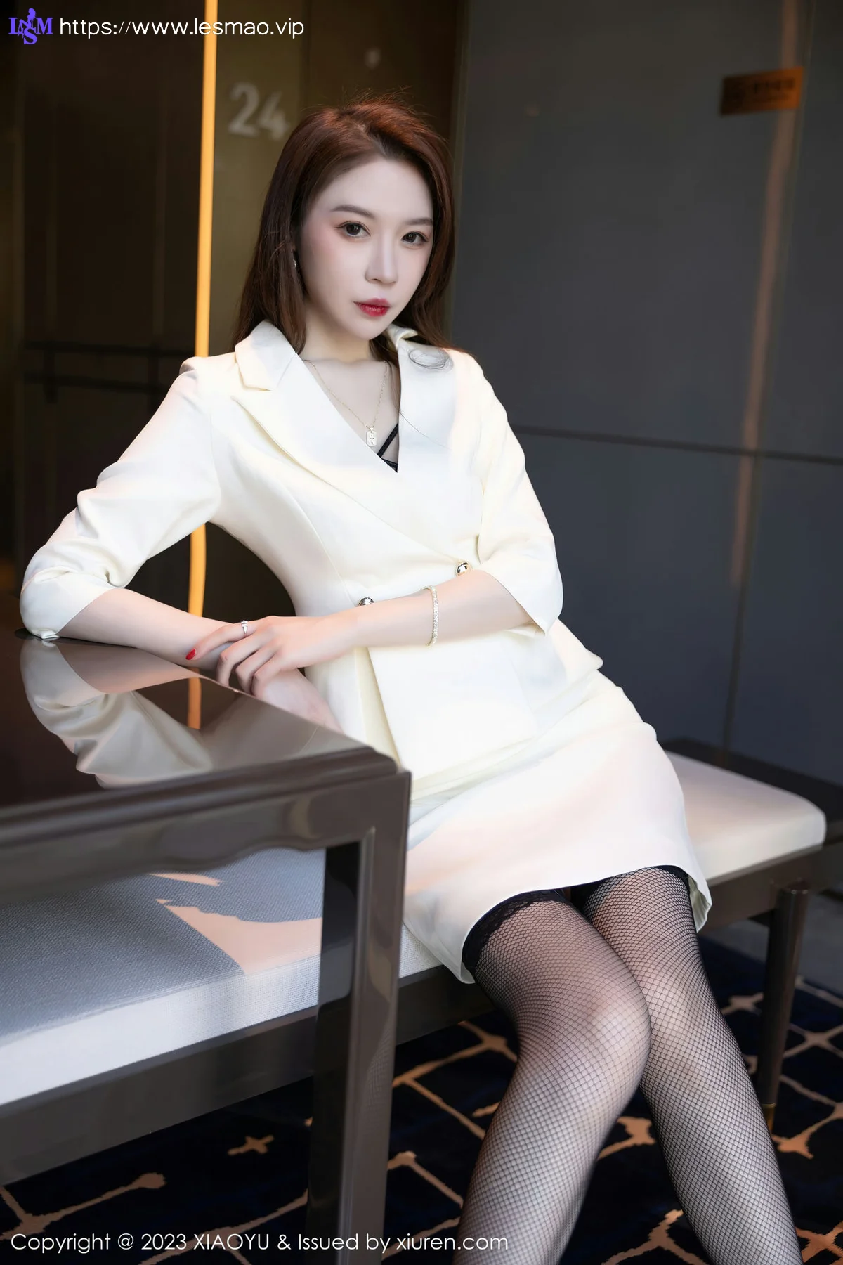 XIAOYU  语画界 Vol.977  梦心玥 黑丝网袜1 - 14