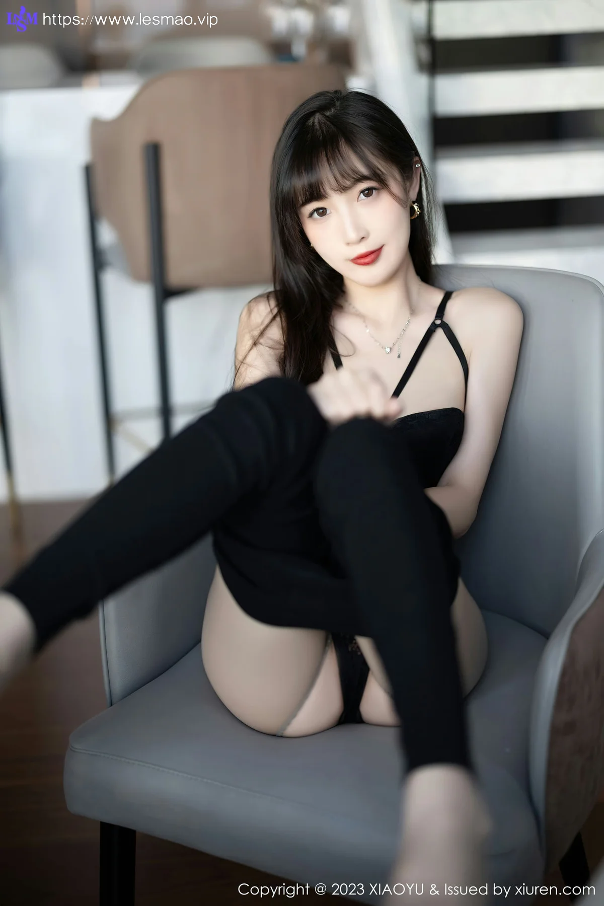 XIAOYU  语画界 Vol.981  林星阑 黑色蕾丝内衣性感写真 - 38