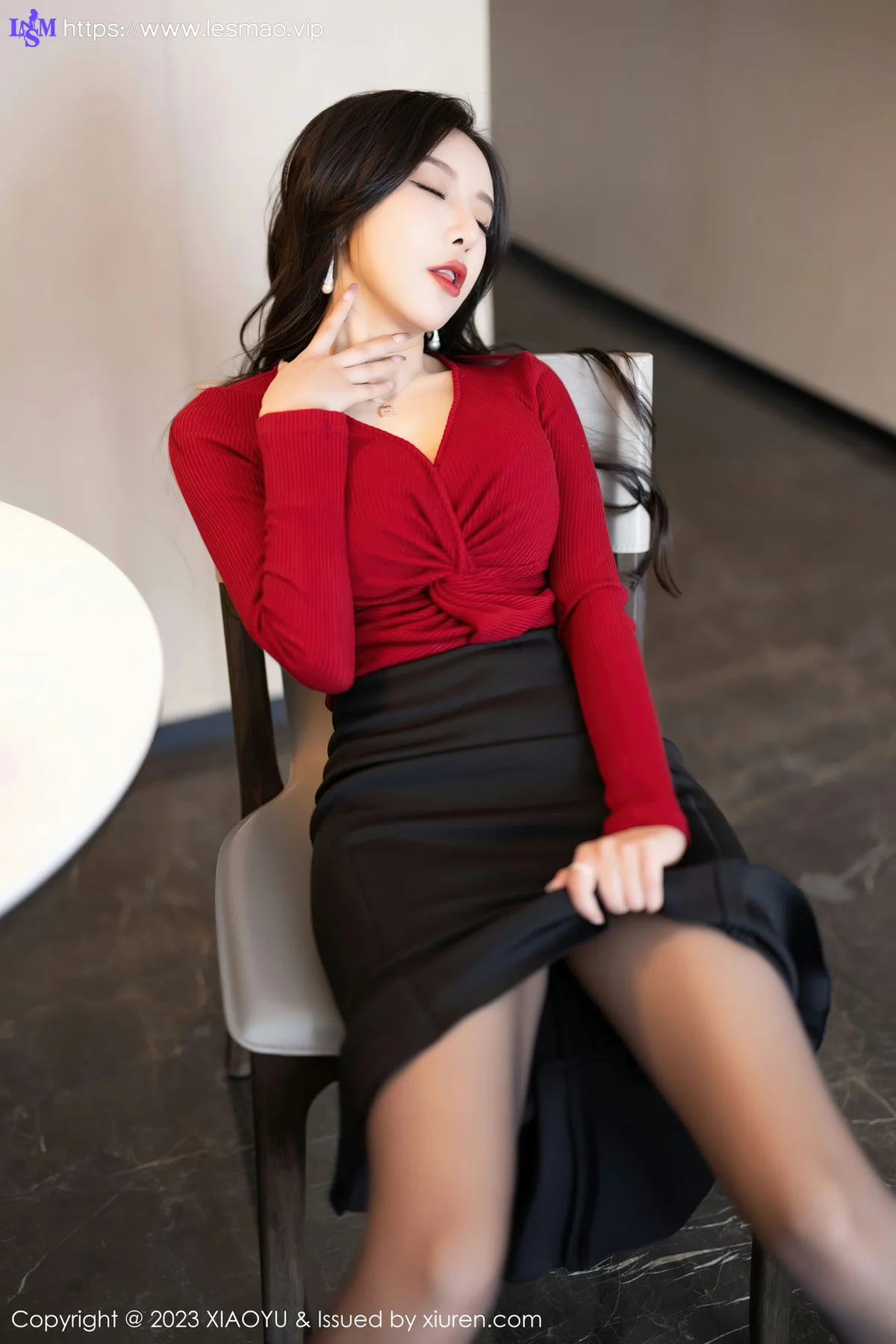 XIAOYU  语画界 Vol.987  王馨瑶yanni 浅灰色蕾丝内衣写真 - 22