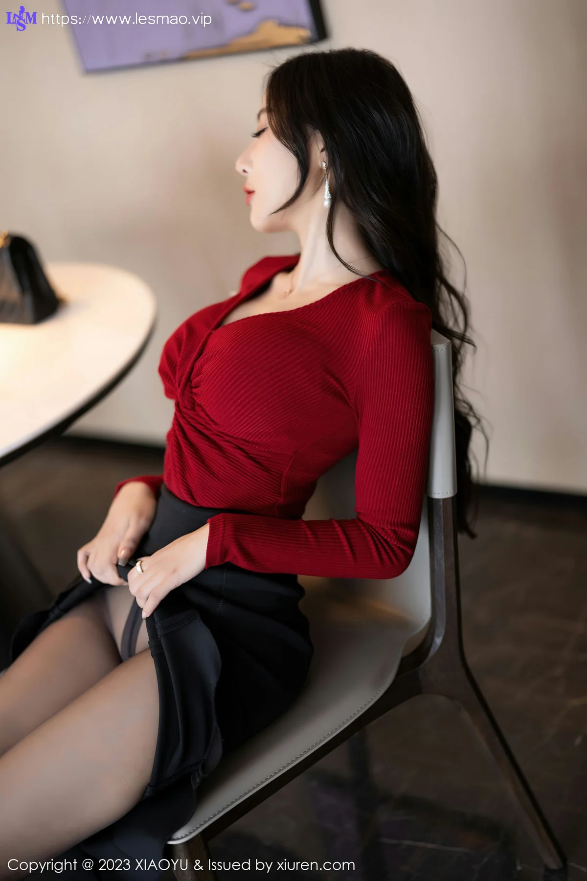 XIAOYU  语画界 Vol.987  王馨瑶yanni 浅灰色蕾丝内衣写真 - 29