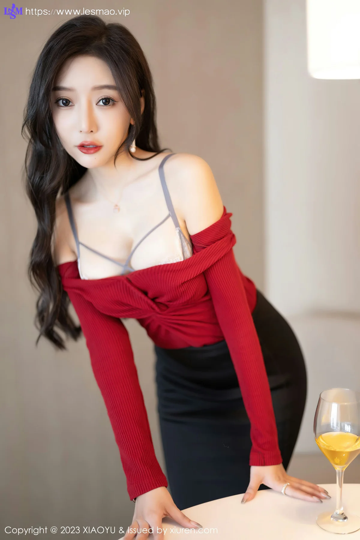 XIAOYU  语画界 Vol.987  王馨瑶yanni 浅灰色蕾丝内衣写真 - 47