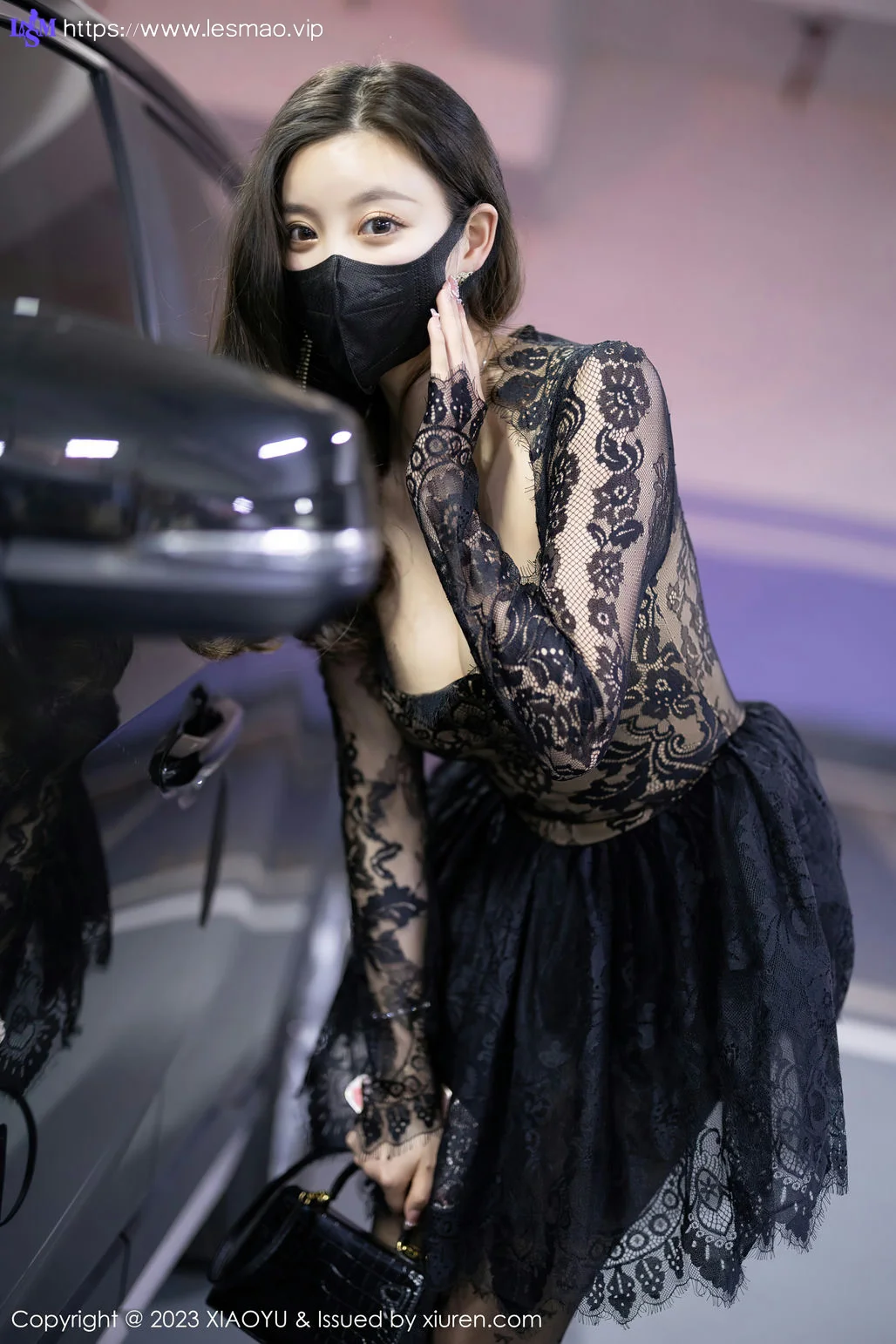 XIAOYU  语画界 Vol.988  杨晨晨Yome 黑丝蕾丝连衣短裙性感写真1 - 12