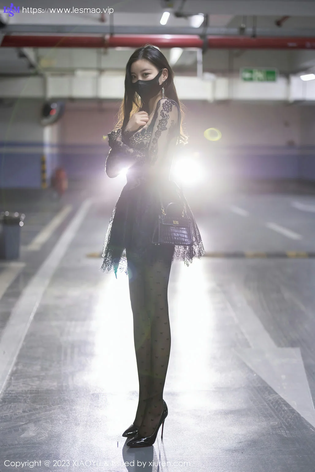 XIAOYU  语画界 Vol.988  杨晨晨Yome 黑丝蕾丝连衣短裙性感写真1 - 13