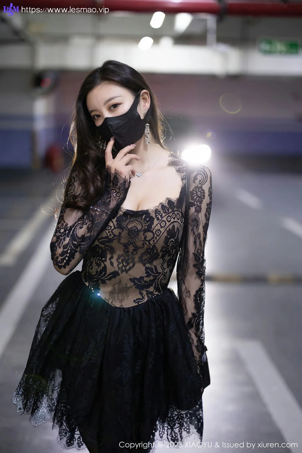 XIAOYU  语画界 Vol.988  杨晨晨Yome 黑丝蕾丝连衣短裙性感写真1 - 18