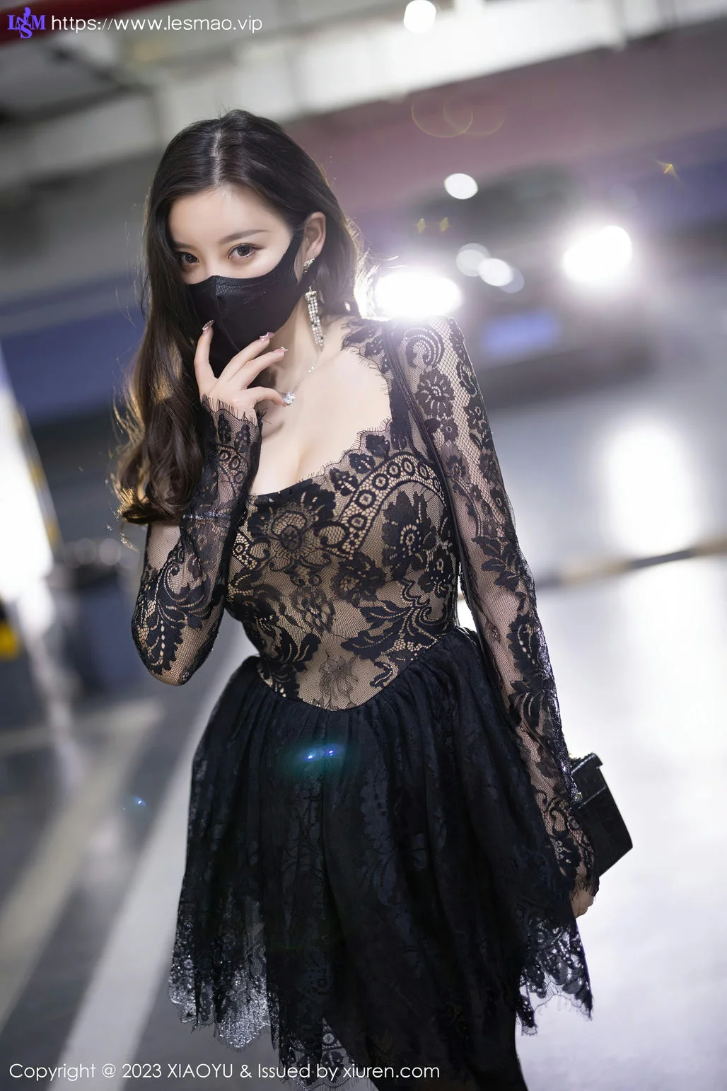 XIAOYU  语画界 Vol.988  杨晨晨Yome 黑丝蕾丝连衣短裙性感写真1 - 19