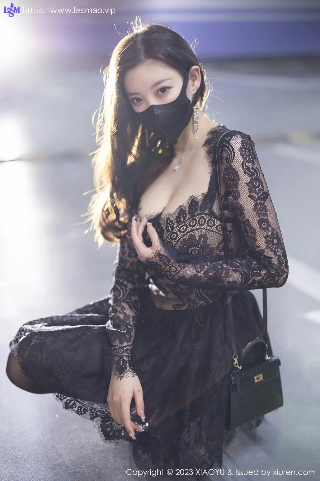 XIAOYU  语画界 Vol.988  杨晨晨Yome 黑丝蕾丝连衣短裙性感写真1 - 28